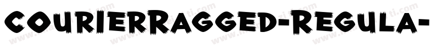 CourierRagged-Regula字体转换