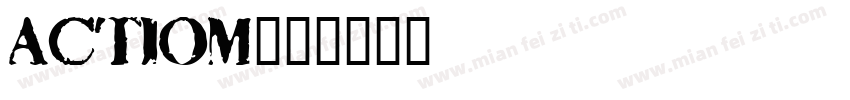 actiom字体转换