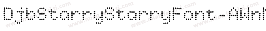 DjbStarryStarryFont-AWnM字体转换