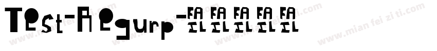 Test-Regurp字体转换