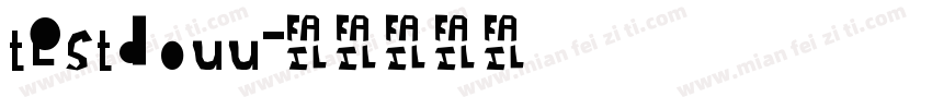 testdouu字体转换