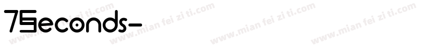 7Seconds字体转换