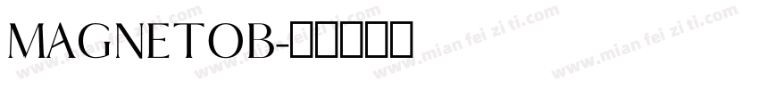 MAGNETOB字体转换
