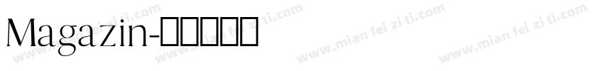 Magazin字体转换