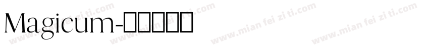 Magicum字体转换