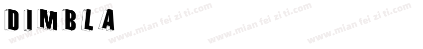 DIMBla字体转换