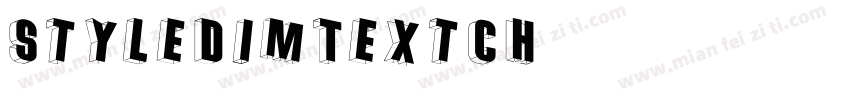 StyleDimTextCH字体转换