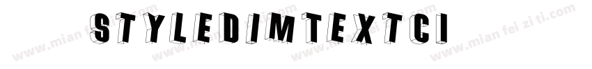 赫思StyleDimTextCI字体转换