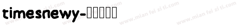 timesnewy字体转换