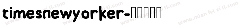 timesnewyorker字体转换