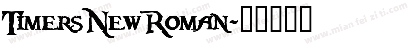 TimersNewRoman字体转换