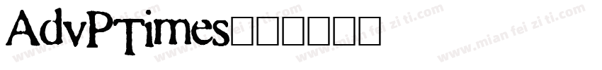 AdvPTimes字体转换