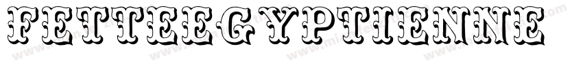 FetteEgyptienne字体转换