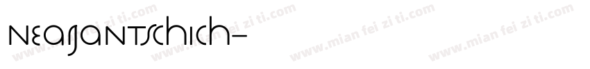 NearJanTschich字体转换