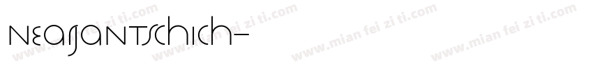 NearJanTschich字体转换
