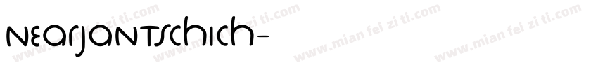 NearJanTschich字体转换