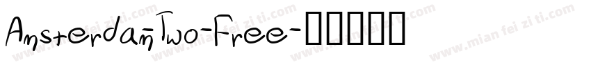 Amsterdam-Two-Free字体转换