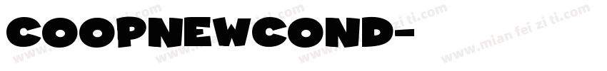 CoopNewCond字体转换