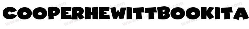 cooperhewittbookitalic字体转换