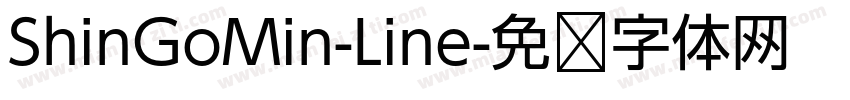 ShinGoMin-Line字体转换