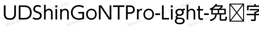 UDShinGoNTPro-Light字体转换