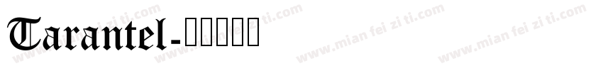 Tarantel字体转换