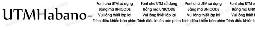UTMHabano字体转换