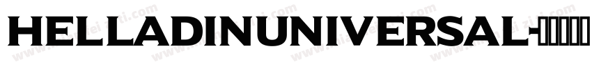 HellaDINUniversal字体转换