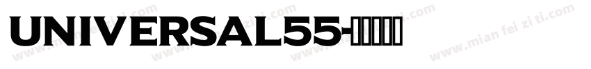 Universal55字体转换