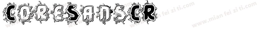 CoreSansCR字体转换