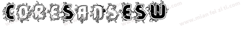 CoreSansESW15-55字体转换