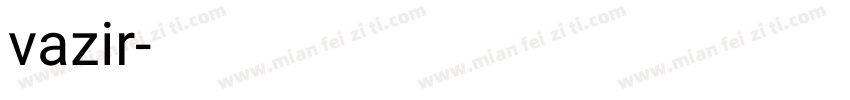 vazir字体转换
