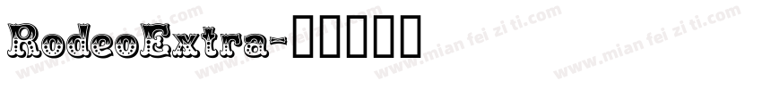 RodeoExtra字体转换