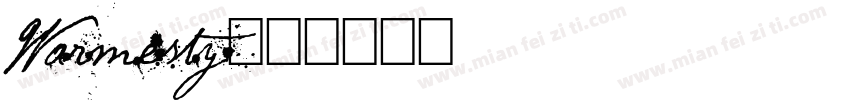 Warmesty字体转换