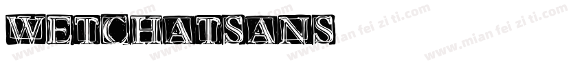 wetchatsans字体转换