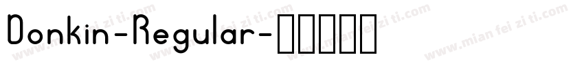 Donkin-Regular字体转换
