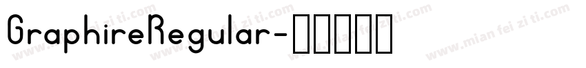 GraphireRegular字体转换