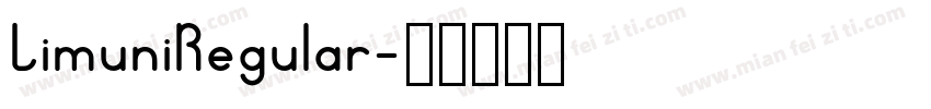 LimuniRegular字体转换