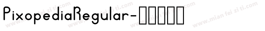 PixopediaRegular字体转换