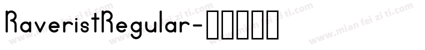 RaveristRegular字体转换
