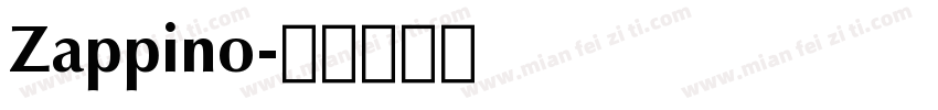Zappino字体转换
