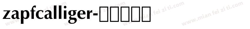 zapfcalliger字体转换