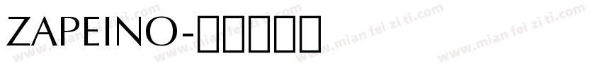 ZAPEINO字体转换