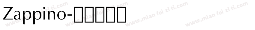 Zappino字体转换