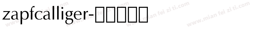 zapfcalliger字体转换