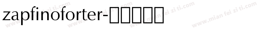 zapfinoforter字体转换