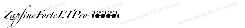 ZapfinoForteLTPro字体转换