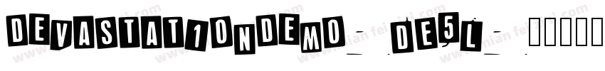 DevastationDemo-dE5l字体转换