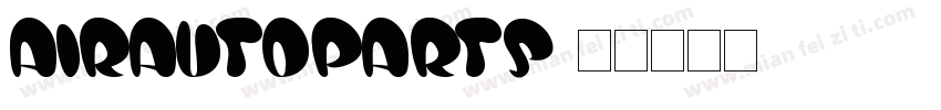 AIRAUTOPARTS字体转换