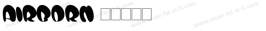 AIRBORN字体转换